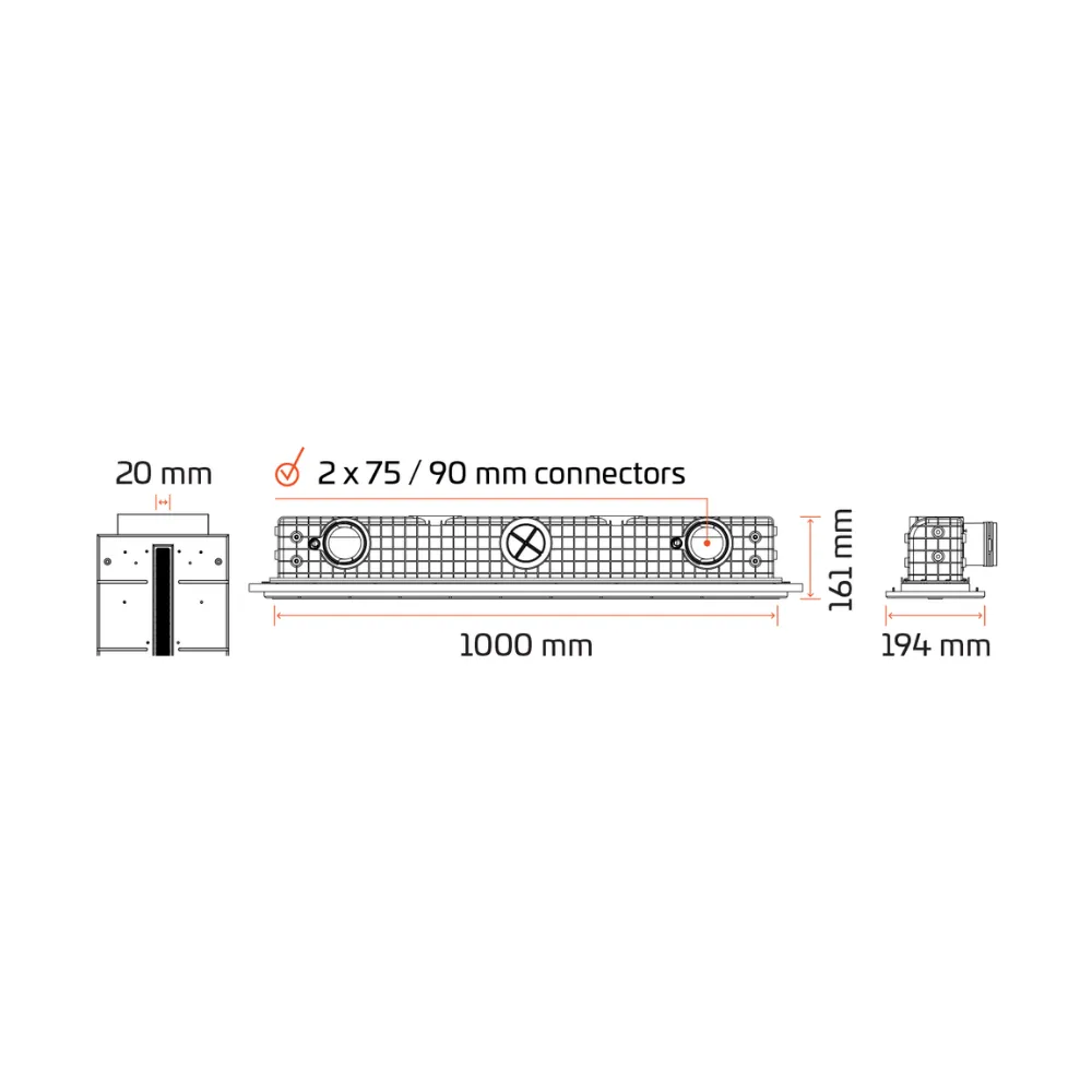 Anemostat - ERGOVENT LINEO PRO cu 1 fantă - imagine 7