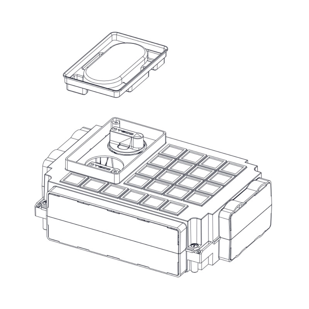 TECO K4.2 kit distribuitor pentru apă potabilă cu robineți de izolare DN15 - F13 - imagine 2