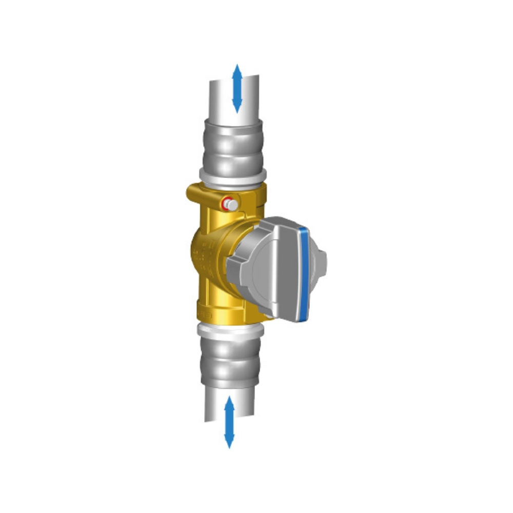 TECO K4E kit cu robinet de izolare, compatibil cu motor de acționare - imagine 3