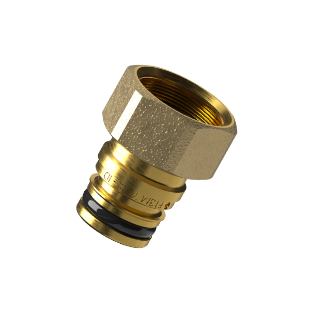 Piuliță rotativă cu etanșare plană și O-ring TECO FASTEC® F13 – olandeza G3/4″