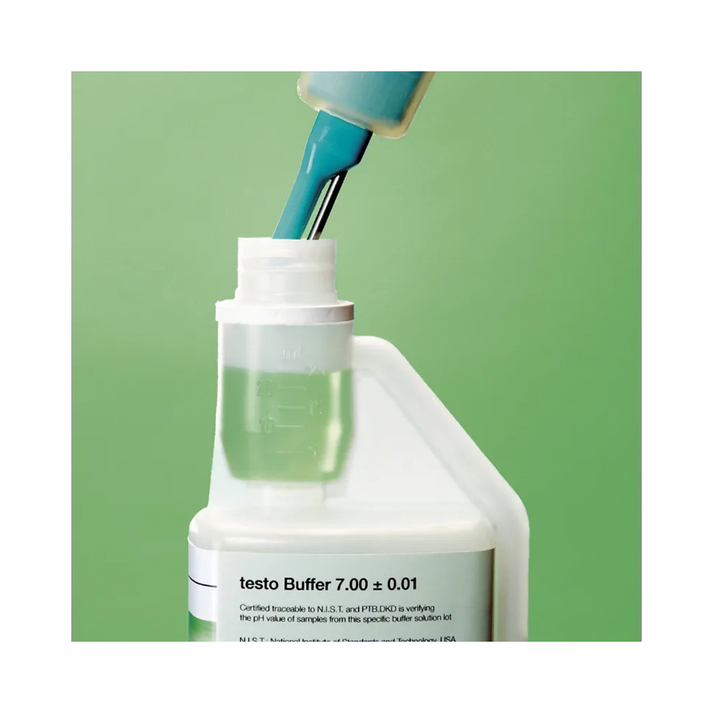Testo Soluție buffer pH 7,00 în flacon gradat (250 ml)