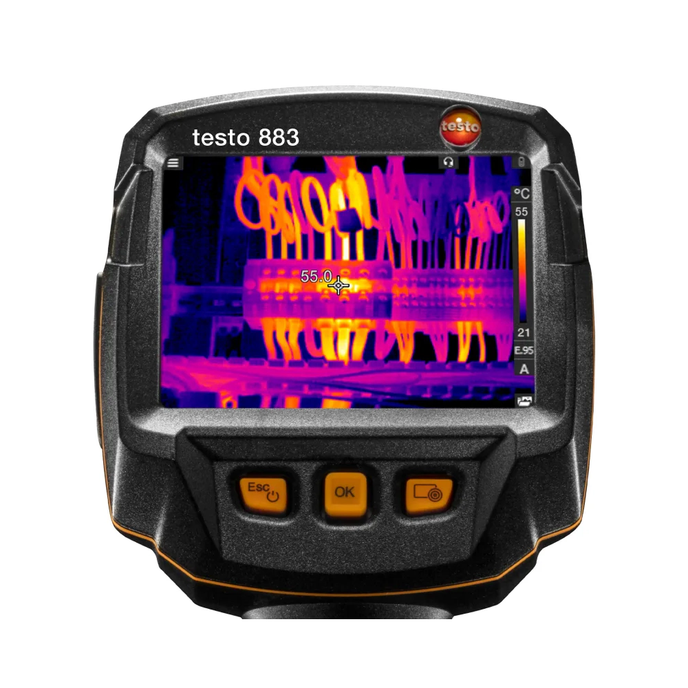 Testo 883-1 - Cameră de termoviziune (320 x 240 pixeli, focalizare manuală, aplicație, laser) - imagine 4