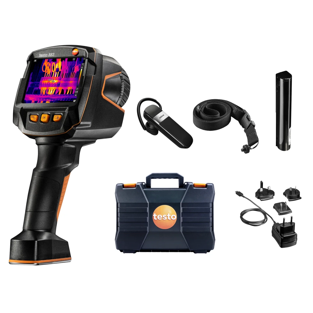 Testo 883-1 - Cameră de termoviziune (320 x 240 pixeli, focalizare manuală, aplicație, laser) - imagine 5