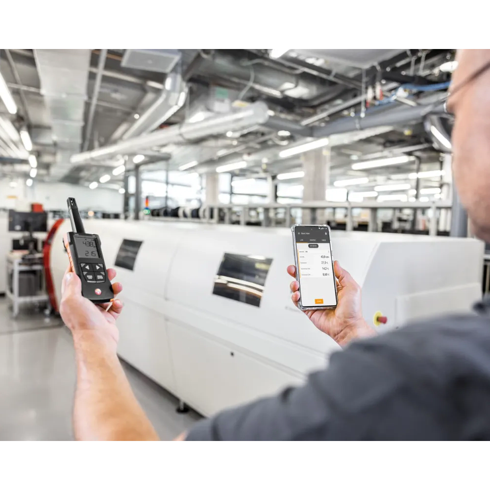 Testo 625 - Termohigrometru digital cu conexiune la aplicație - imagine 5