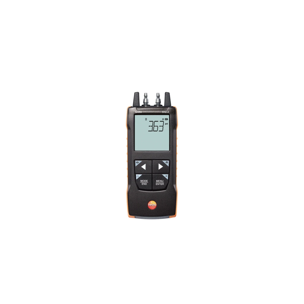Testo 512-2 - Instrument digital de măsurare a presiunii diferențiale cu conexiune la aplicație
