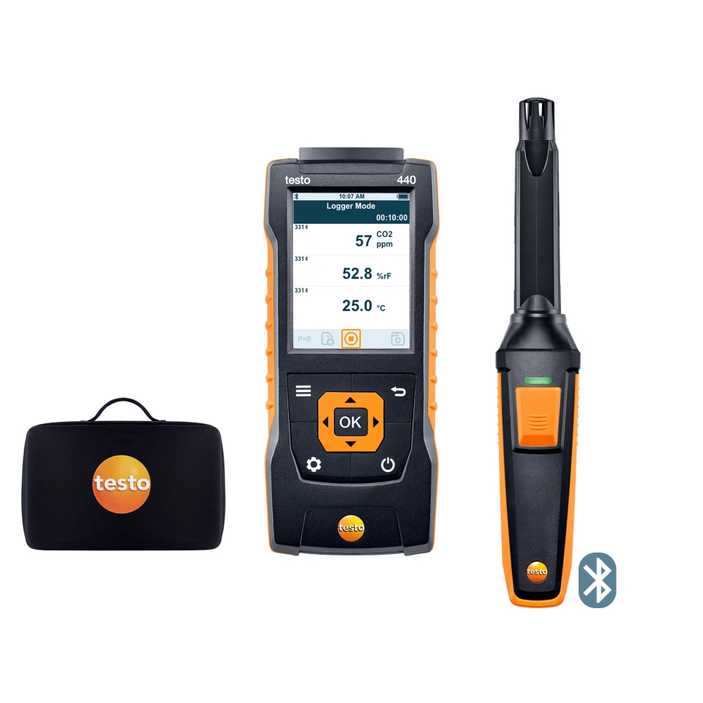 Testo 400 – Set pentru CO₂ cu Bluetooth