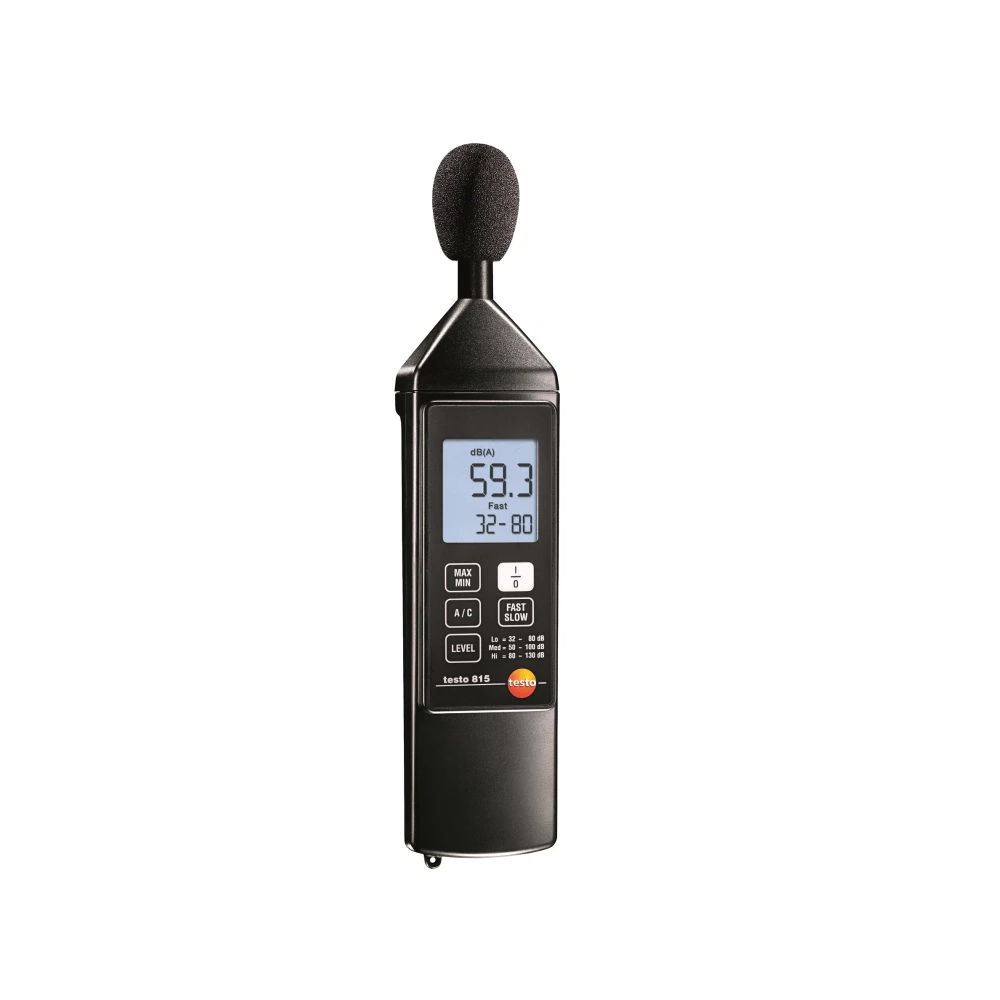 Testo 815 - Instrument de măsură a nivelului de zgomot