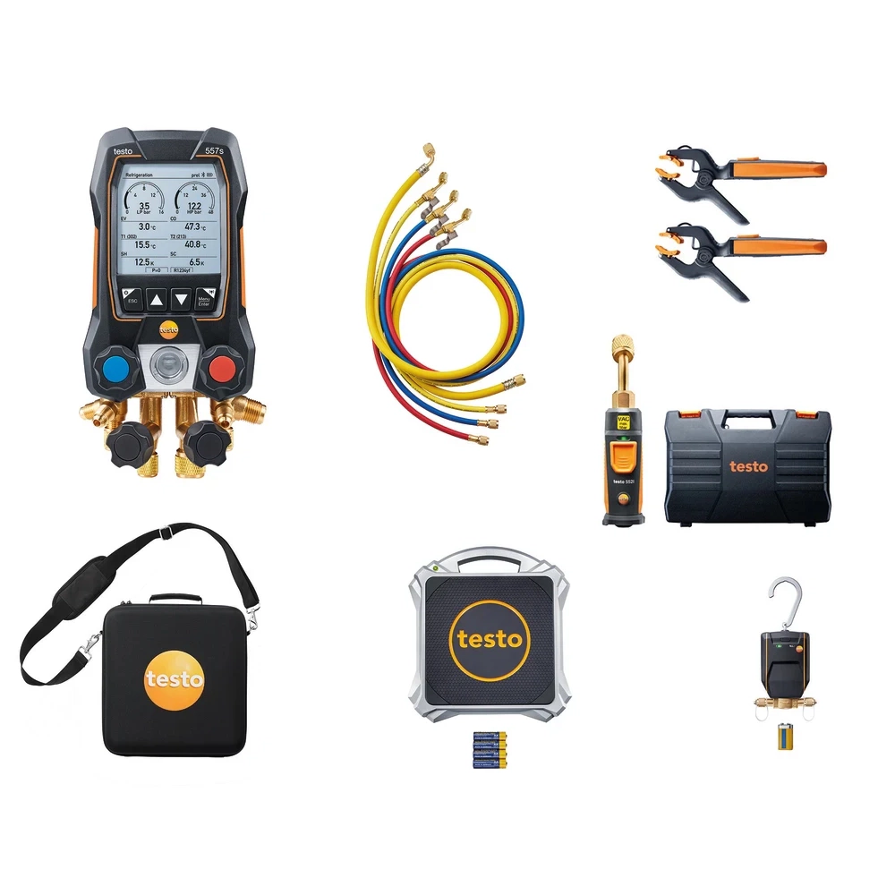 Testo 557s - Set multifuncțional pentru pompe de căldură