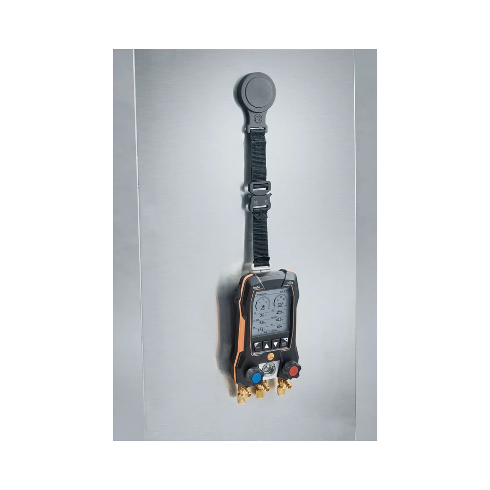 Testo 550s Set smart cu furtunuri - Manifold digital inteligent cu sonde de temperatură wireless și set de 3 furtunuri de umplere - imagine 7