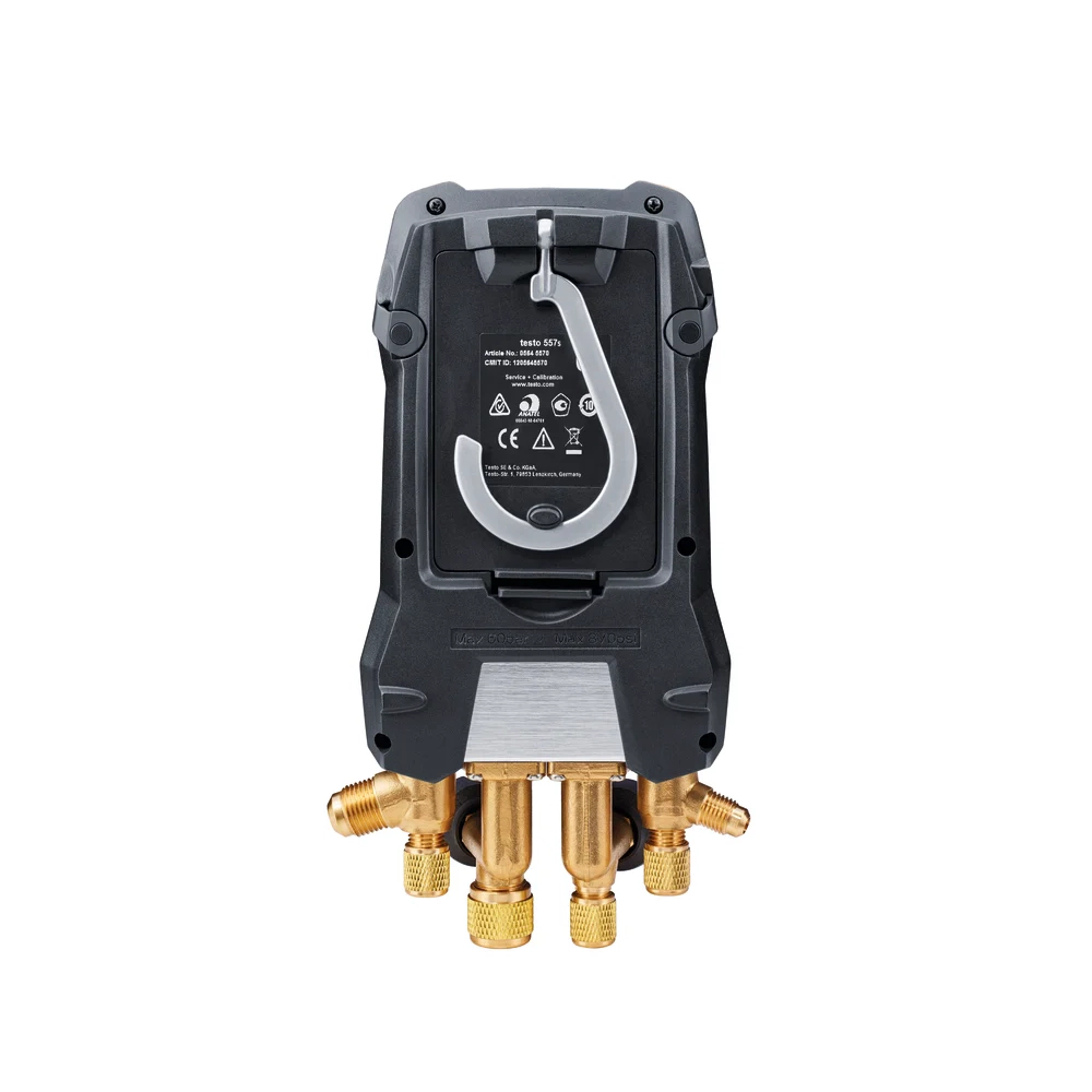 Testo 557s - Set Vacuum Smart cu furtunuri - Manifold digital inteligent cu sonde wireless de temperatură și vacuum plus set de 4 furtunuri - imagine 4