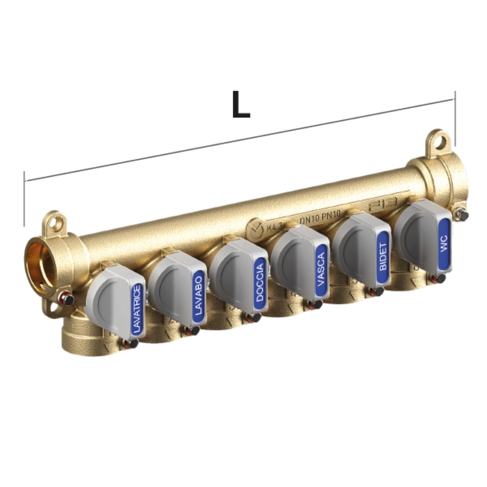 TECO CK3 Distribuitor F13 DN15 cu robineți de izolare DN10