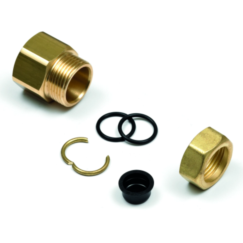 LEIFELD – Adaptor pentru conectare de la țeava de inox flexibilă la țeava zincată DN12, DN15, DN20, DN25