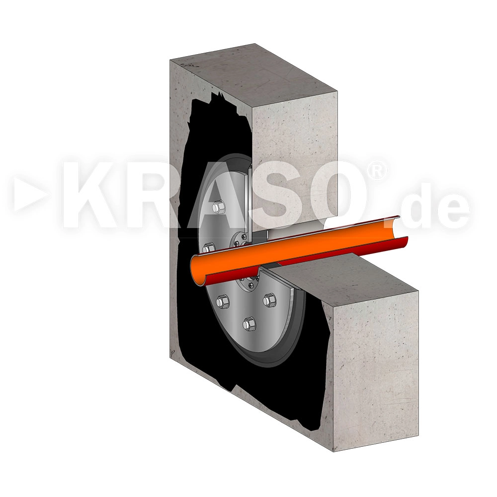 KRASO - Inel de etanșare Tip FL cu expunere ridicată la presiune (coloana de apă ≥ 3 m) - (⌀80 - 300 mm ) - imagine 3
