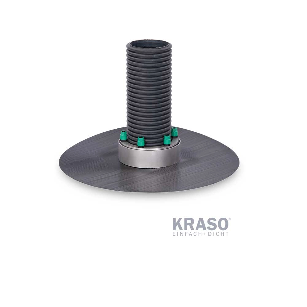 KRASO – Inel de etanșare cu flanșă pentru folie – cu montaj pe perete, Tip FKF DD/GR (⌀100 – 300 mm)