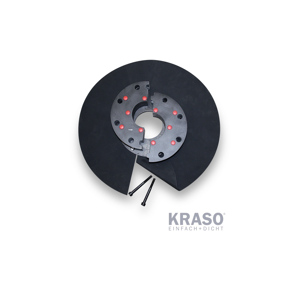 KRASO - Placă cu flanșă din plastic, tip KFP - divizată (⌀80 - 300 mm) - imagine 2