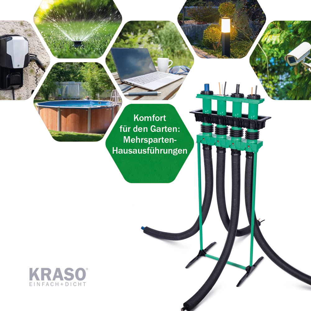 KRASO - Sistem de etanșare pentru conectarea cablurilor electrice / instalațiilor sanitare DN 75 - 1 compartiment - imagine 5