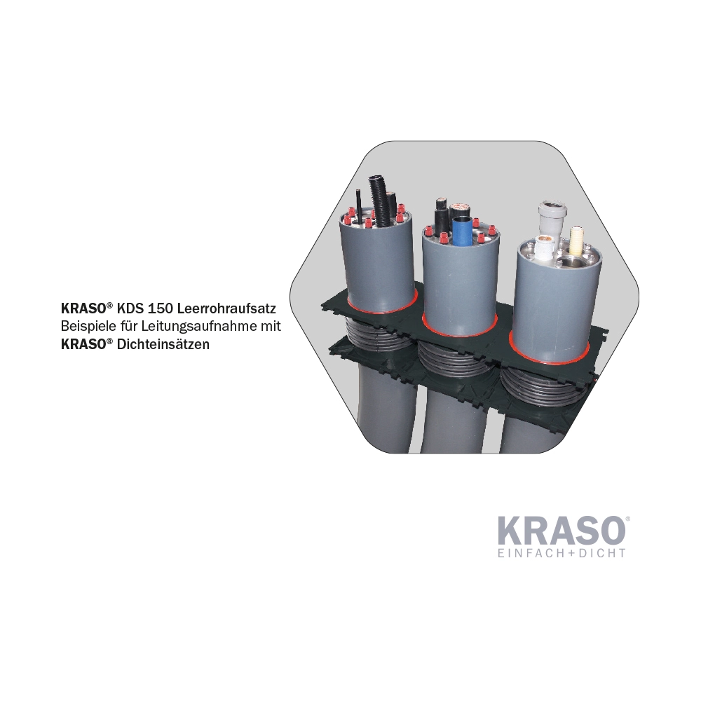 KRASO - Sistem de trecere a cablurilor electrice / instalațiilor sanitare DN 150 - imagine 3