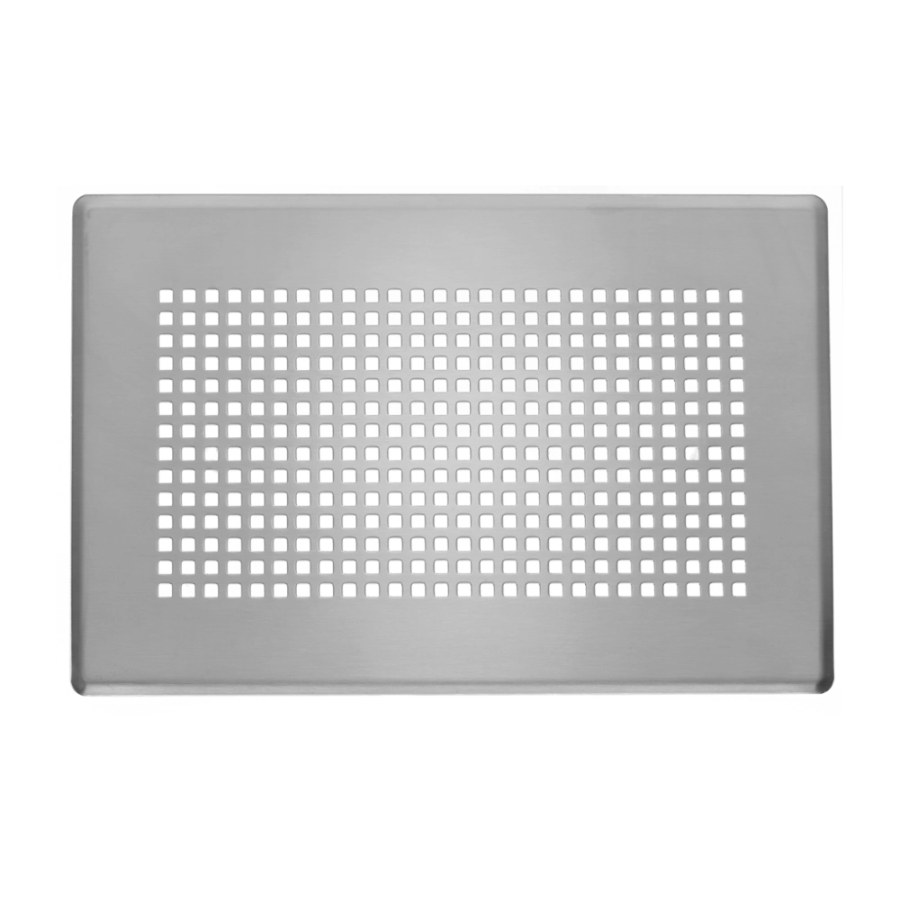 Zehnder - Grilă decorativă ComfoGrid Torino 300 x 200 mm, oțel inoxidabil