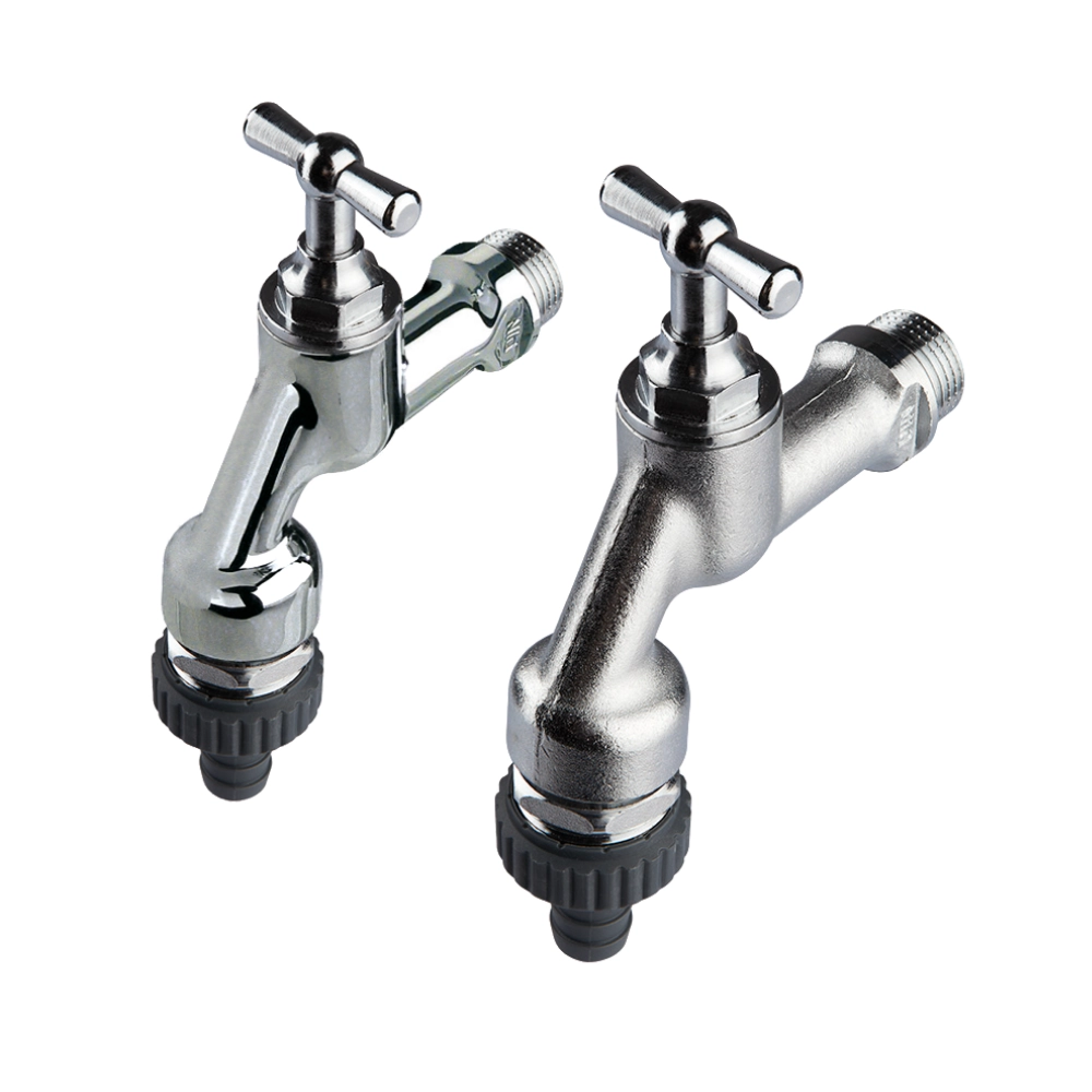 Seppelfricke – Robinet combinat cu Robinet de aerisire și antiretur G1/2 x G3/4 (DN15), alamă cromată / mat