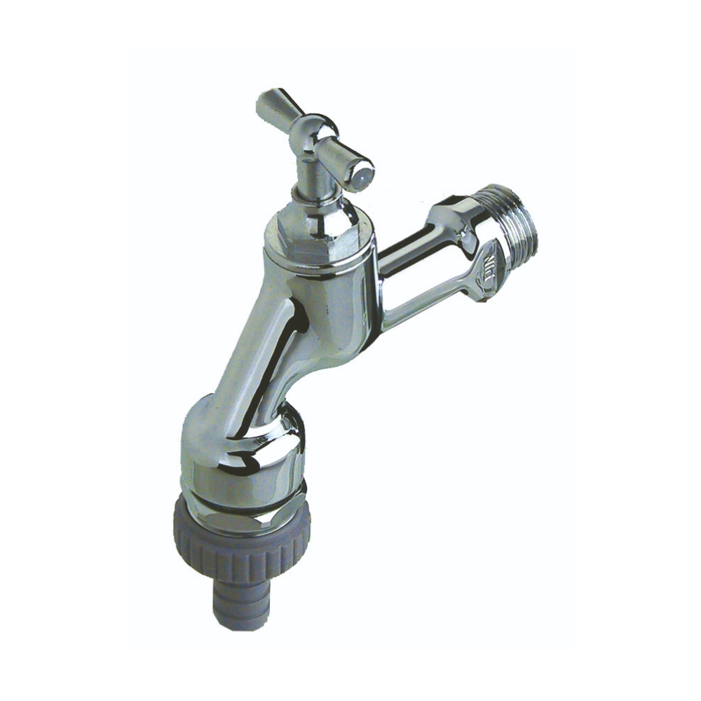 Seppelfricke - Robinet combinat cu Robinet de aerisire și antiretur G1/2 x G3/4 (DN15), alamă cromată / mat - imagine 3
