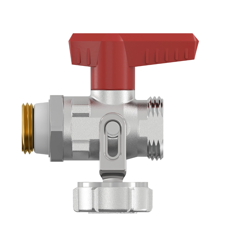 Flamco Simplex - Robinet cu bilă KFE-KH D cu filet exterior 1/2" și racord 3/4" - imagine 4