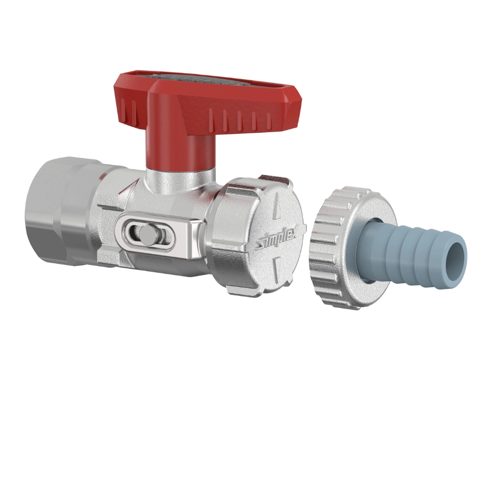 Flamco Simplex - Robinet KFE-KH F - D SV cu supapă de siguranță, cu filet interior Rp 1/2" și racord G 3/4" - imagine 5