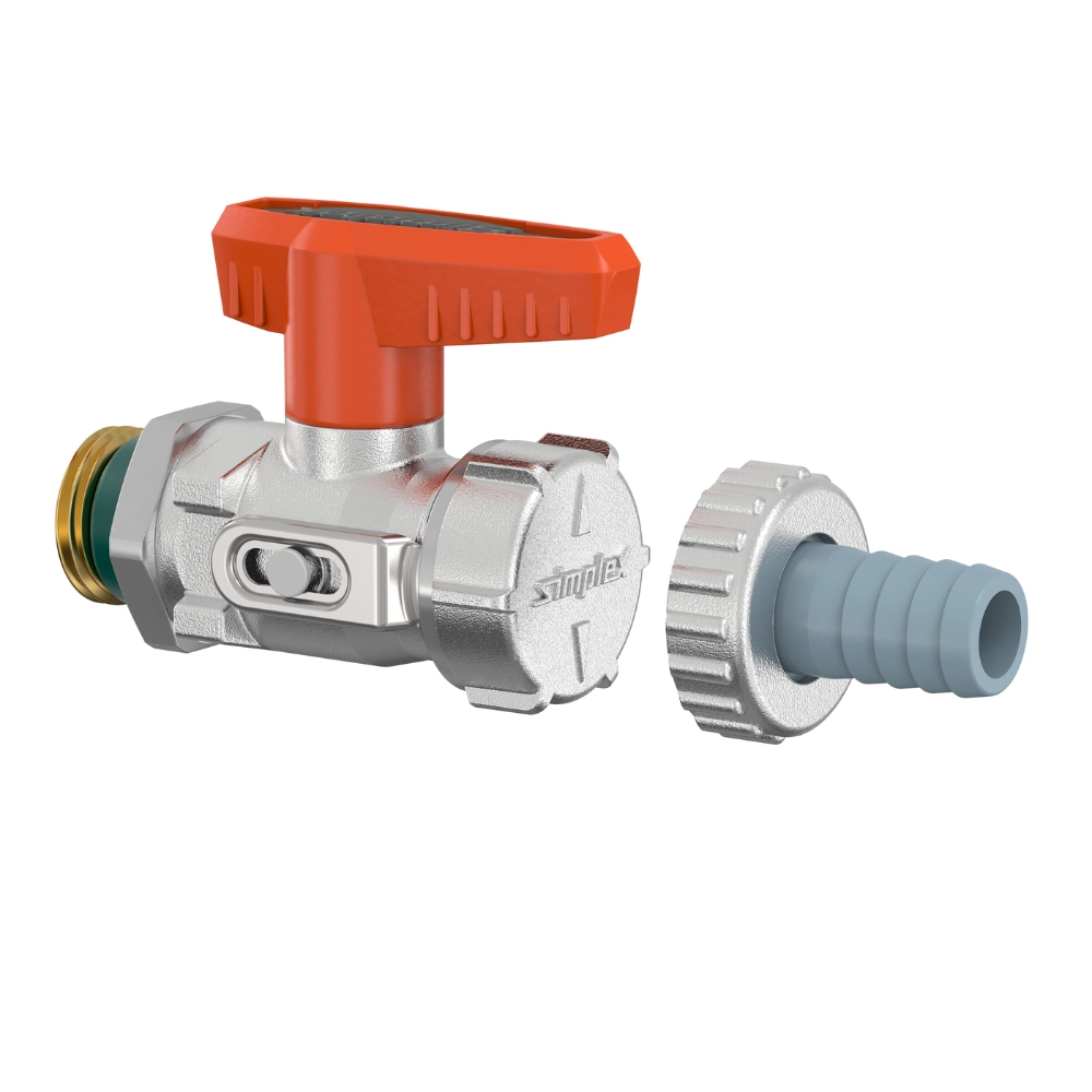 Flamco Simplex - Robinet KFE-KH Solar D cu filet exterior G 1/2" - G 3/4" - Robinet KFE-KH Solar D SV cu filet exterior G 1/2" - G 3/4" cu supapă de siguranță - imagine 7