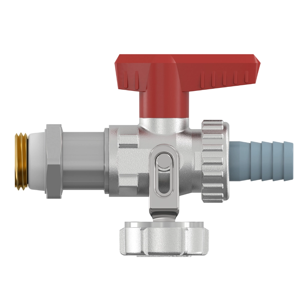 Flamco Simplex - Robinet KFE-KH lung D SV cu supapă de siguranță, cu filet exterior 1/2" și racord 3/4" - imagine 6