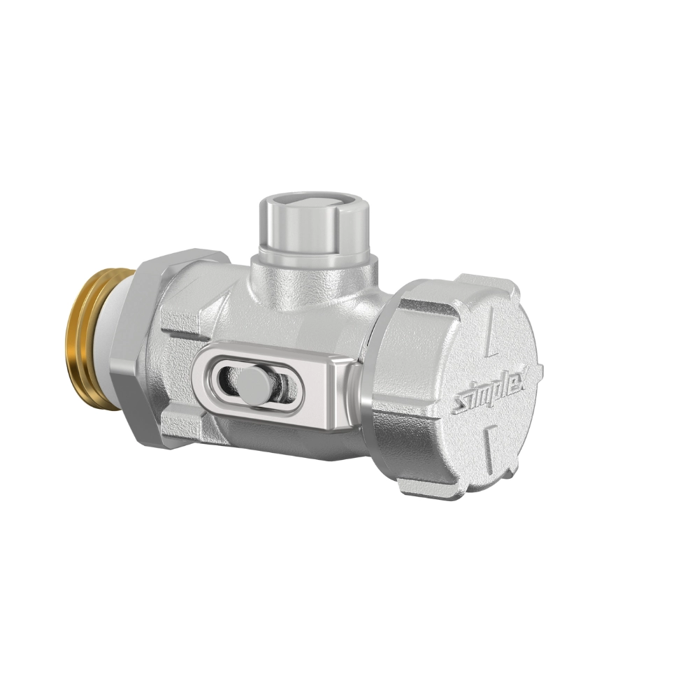 Flamco Simplex - Robinet KFE-KH fără manetă D, cu filet exterior 1/2" și racord 3/4" - imagine 4
