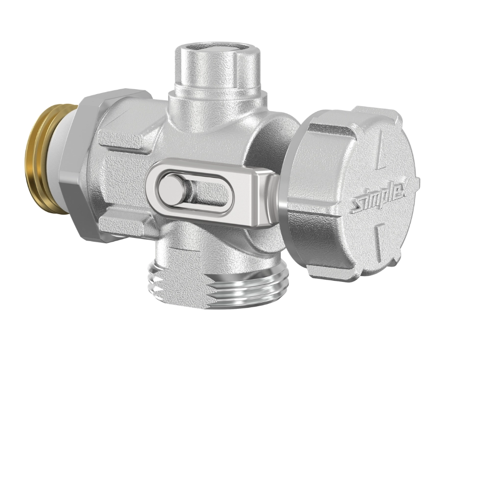 Flamco Simplex – Robinet KFE-KH fără manetă E, cu filet exterior 1/2″ și racord 3/4″