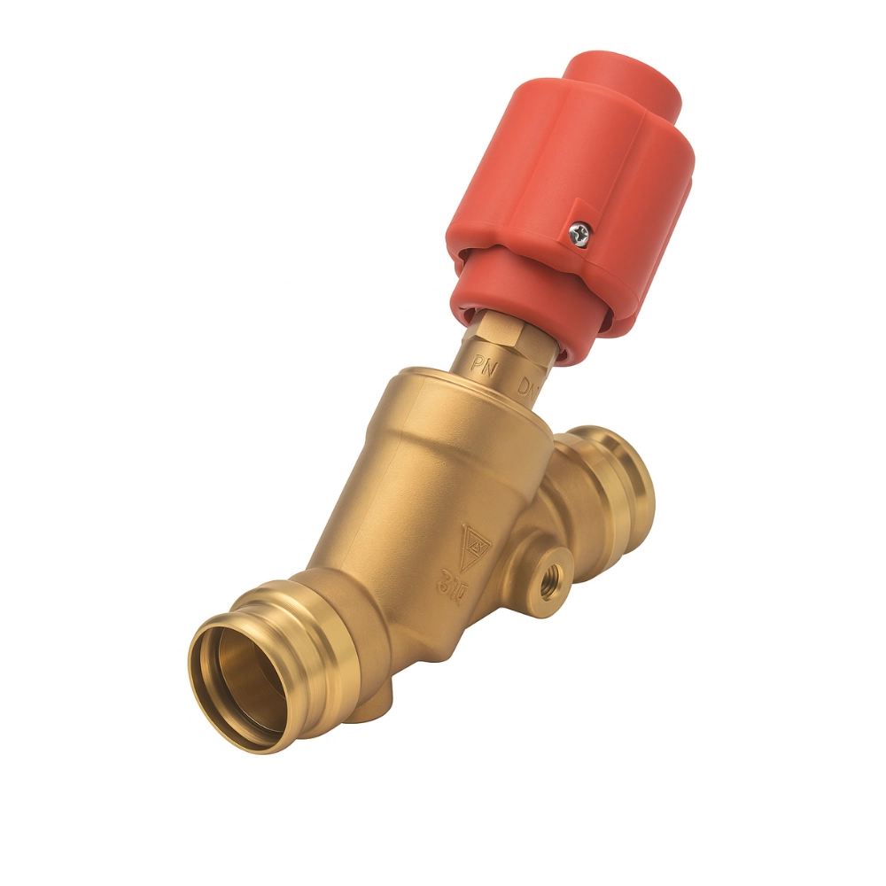 Seppelfricke – Robinet cu sertar înclinat SEPP SPS, cu racord presare M/V, fără golire, cu ax fix (DN15 – DN50)