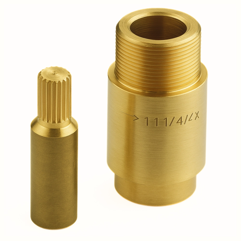 Seppelfricke – Set prelungitor SEPP UP din alamă, 40 mm – DN25
