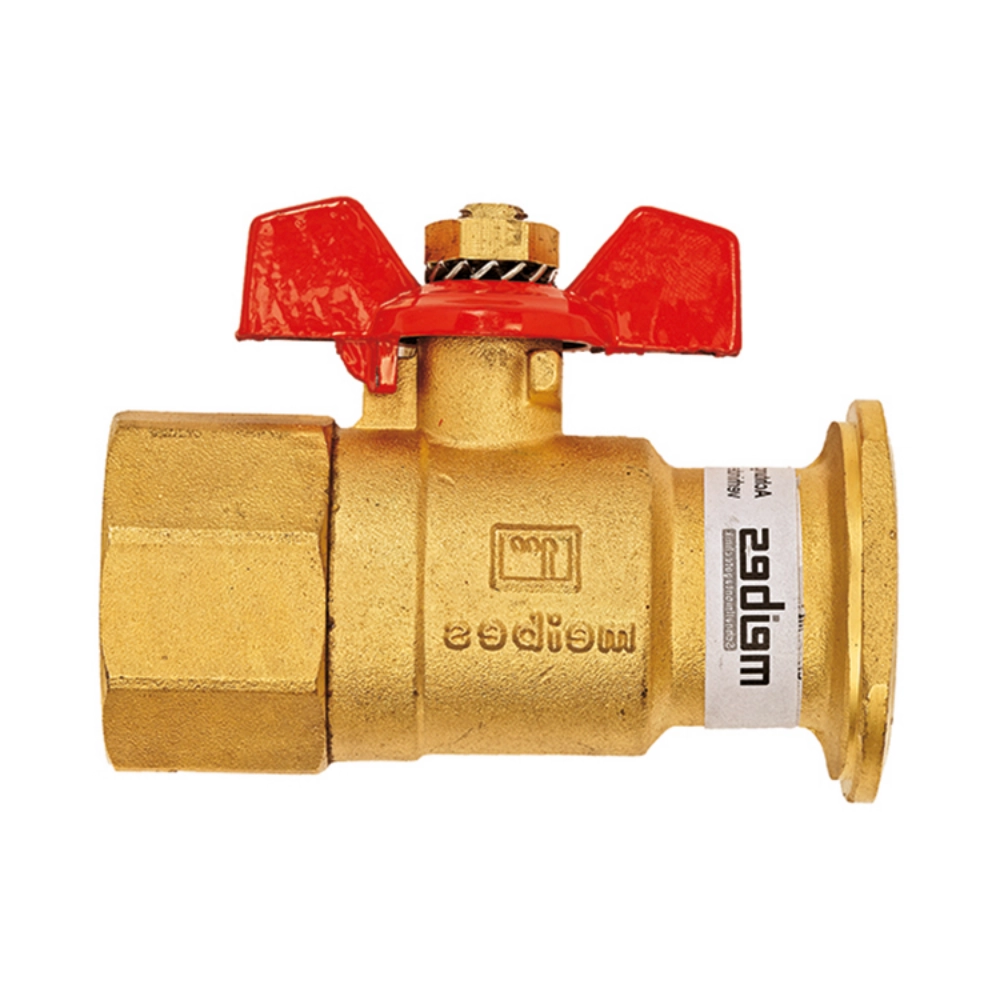 Flamco Meibes – Robinet cu bilă cu flanșă Meibes, clapetă de sens și separator aer DN 25