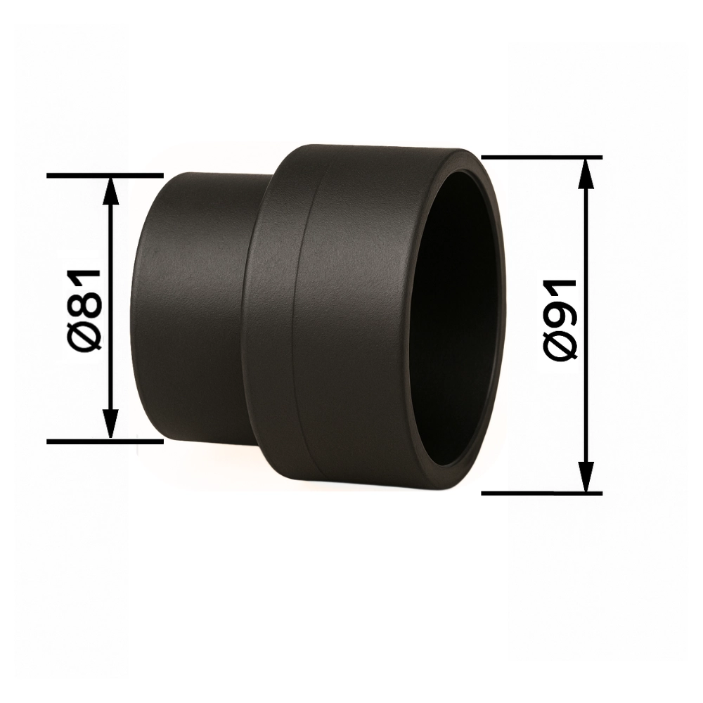 Wernig - Adaptor plenum ventilație de la DN 90 la DN 75