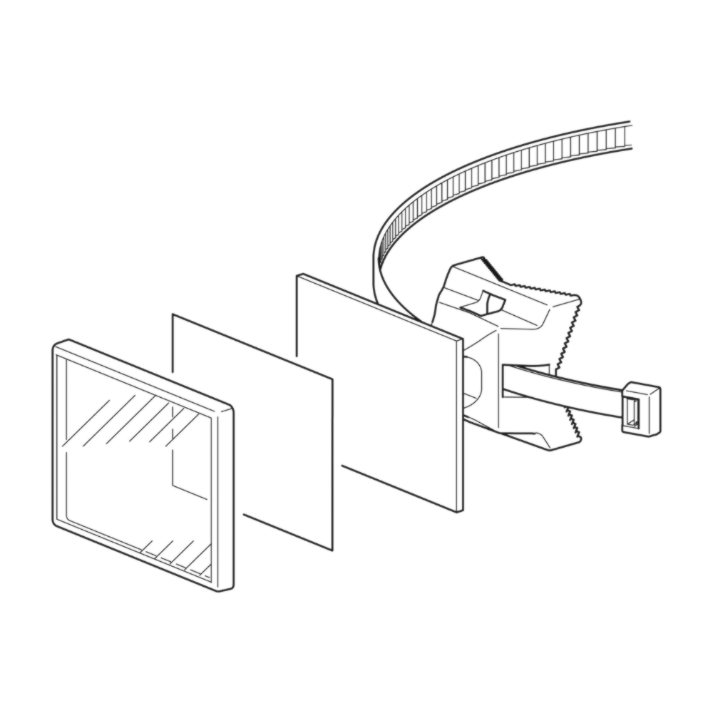 Flamco Simplex - Suport etichetă Quick cu prindere rapidă - imagine 3
