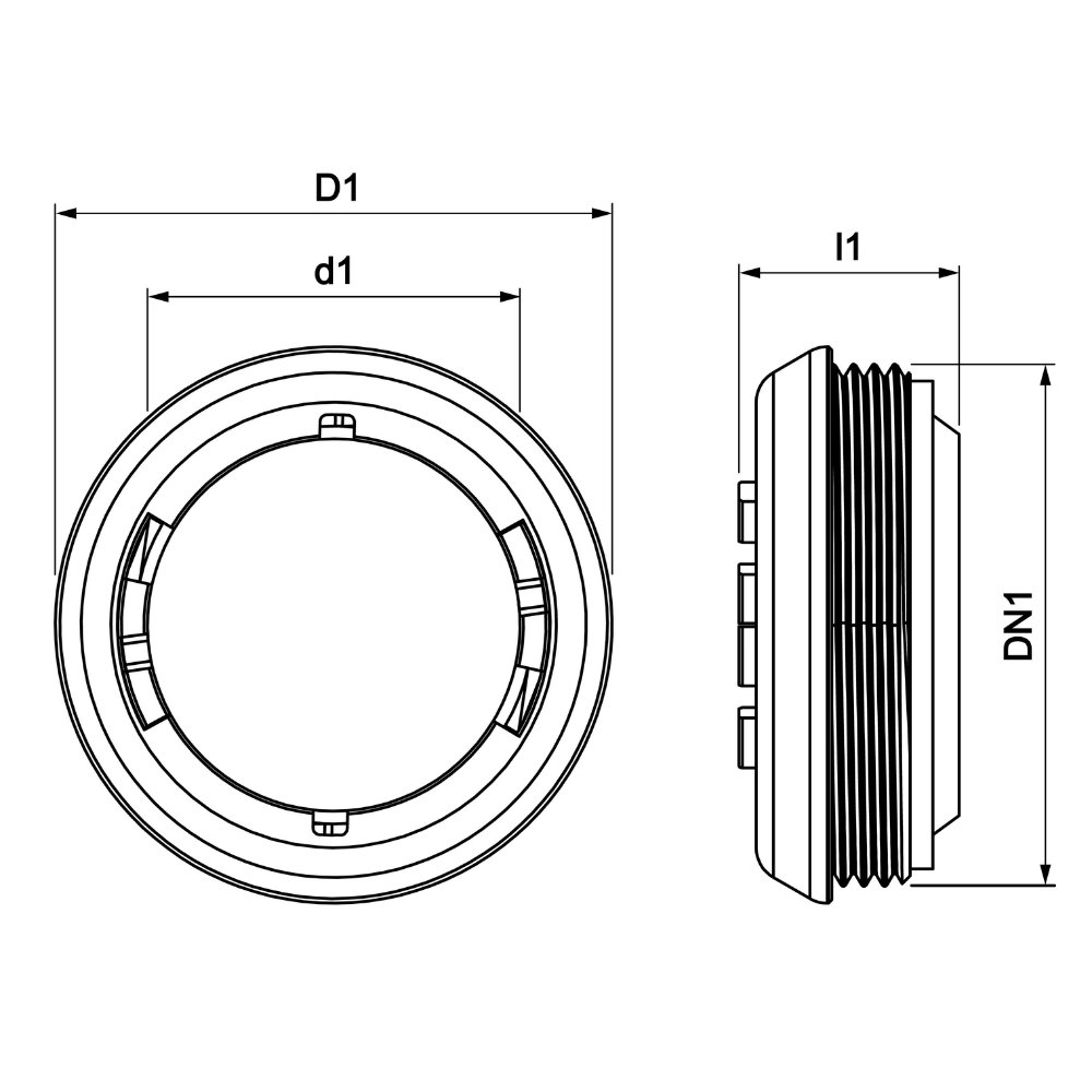 VSH Tectite - Dop demontabil de capăt (DN50–DN80) - imagine 2