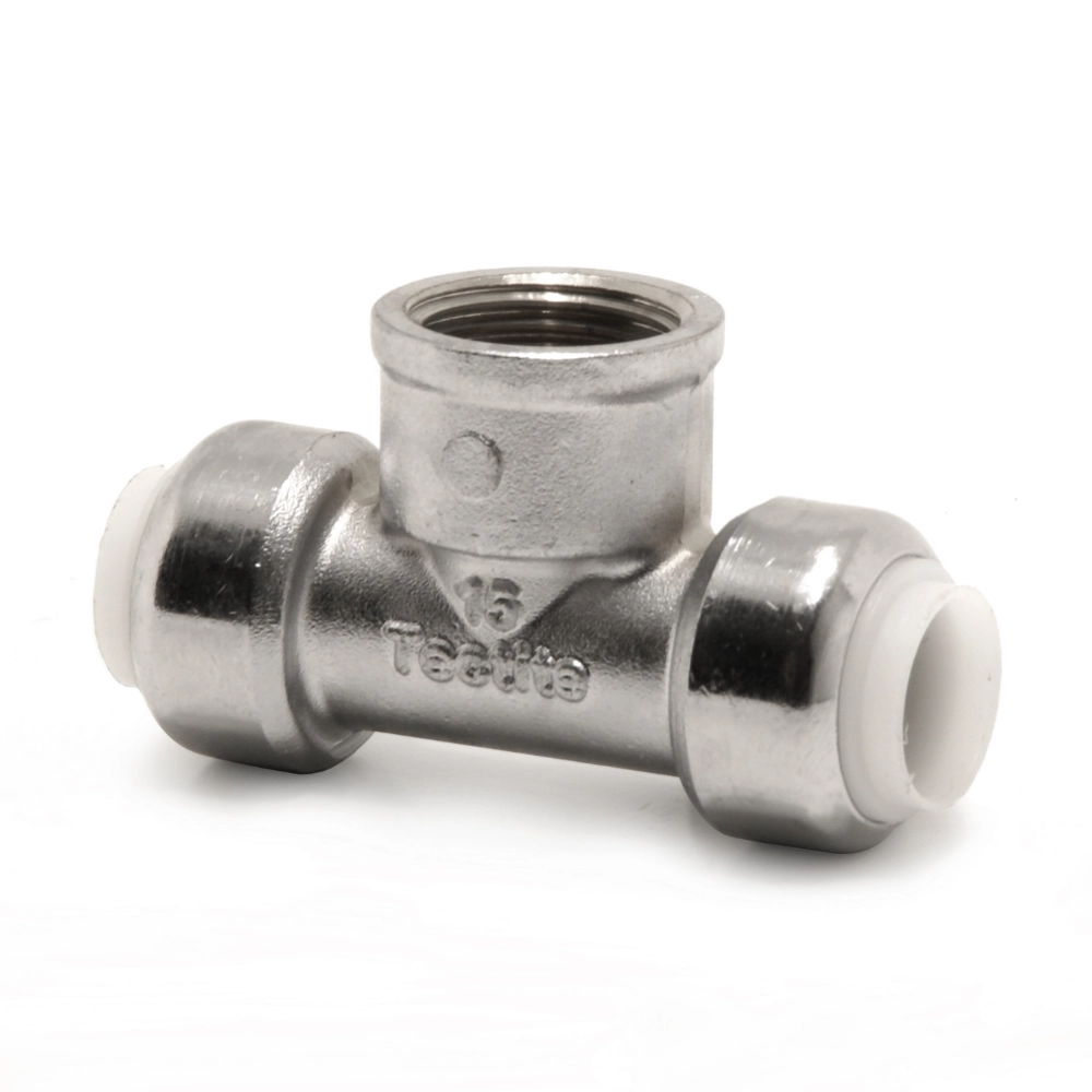 VSH Tectite – Teu de trecere push x filet interior x push DN15