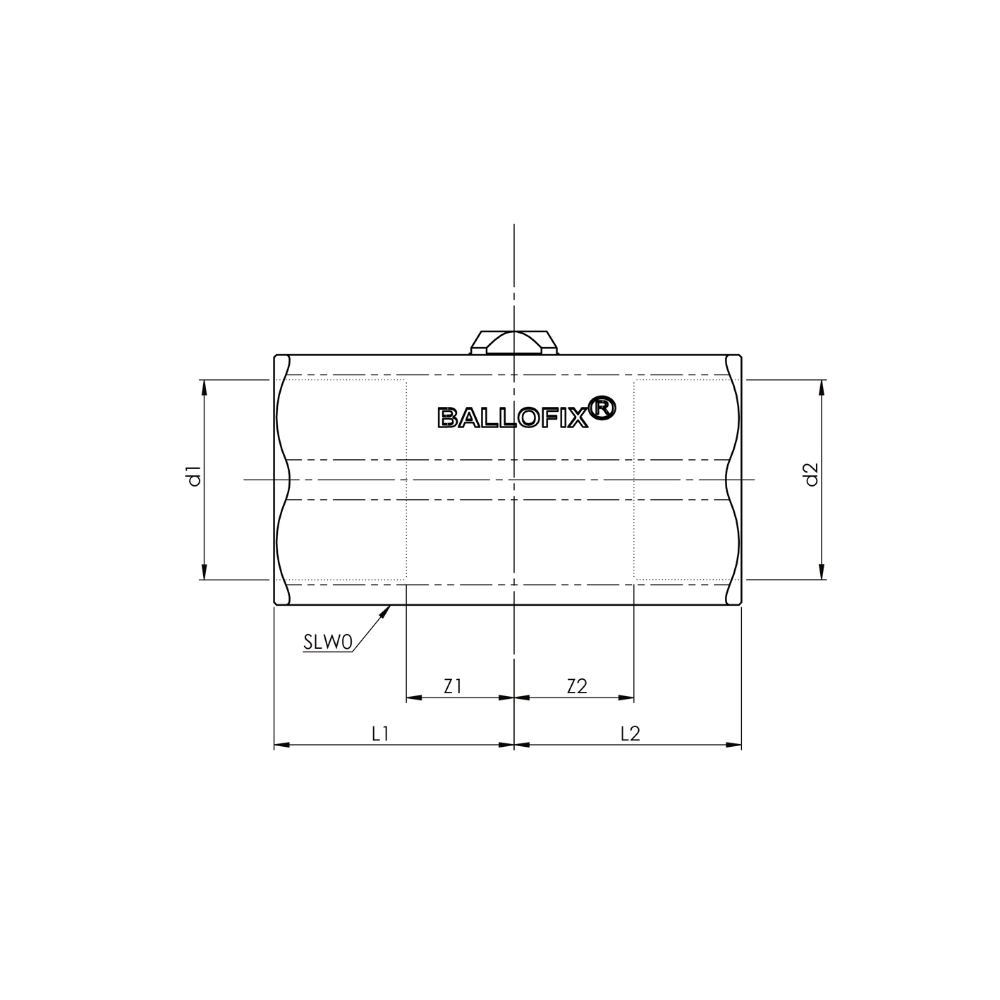 Broen - Robinet mini cu bilă 2 x filet interior – alamă sau cromat (G1/4"- G1") - imagine 3