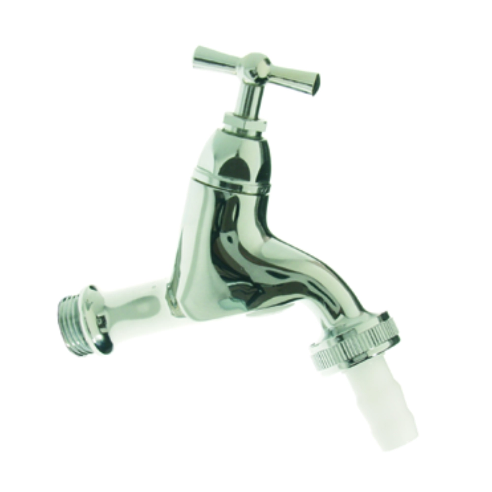 VSH – Robinet cu aerator NEN DA, cu racord furtun, PN10, 65°C, DN15–DN20