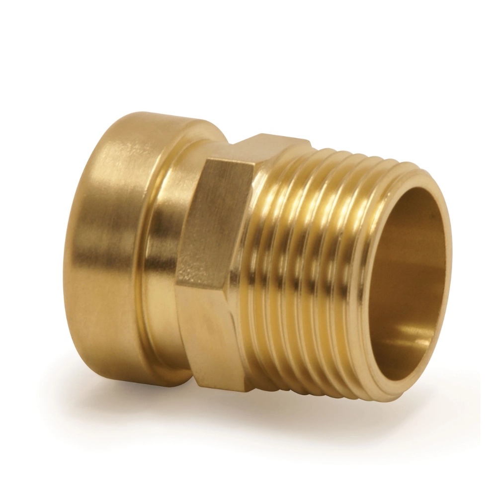 VSH Tectite – Conector drept push x filet exterior – alamă (12xR3/8″ – 28xR1″)