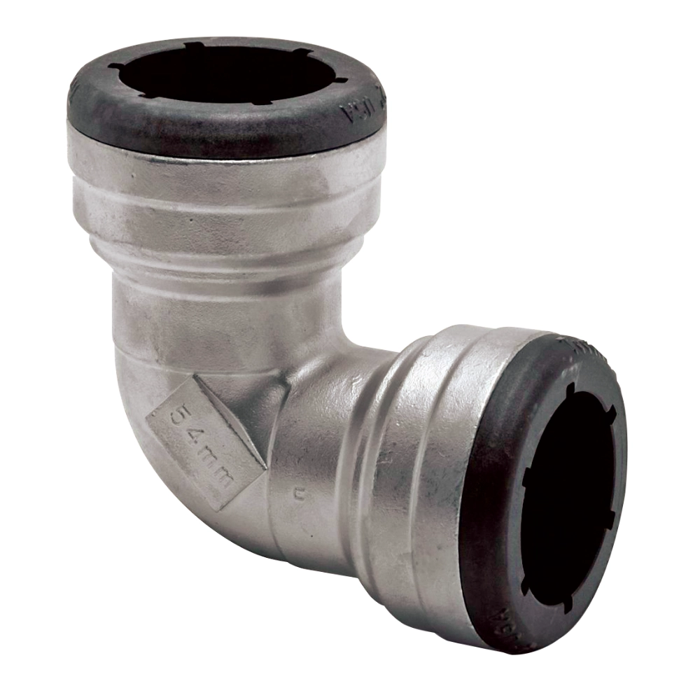 VSH Tectite - Cot 90° cu 2 capete push (DN12–DN50) - imagine 4