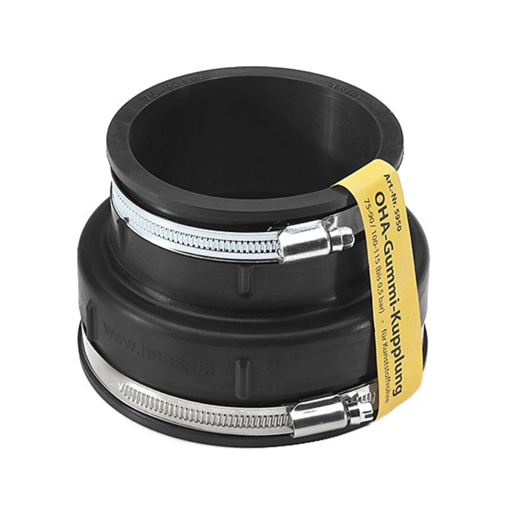 HAAS – Manșon flexibil cuplare, Ø 120–135 / 110–115 mm