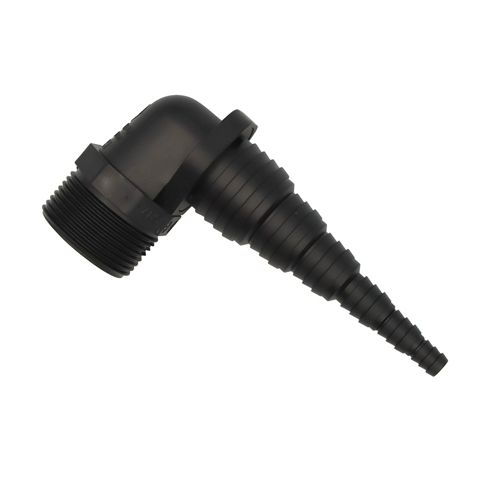 HAAS – Racord pompă cot 90°, filet 1¼”, Ø 8,3–33,5 mm