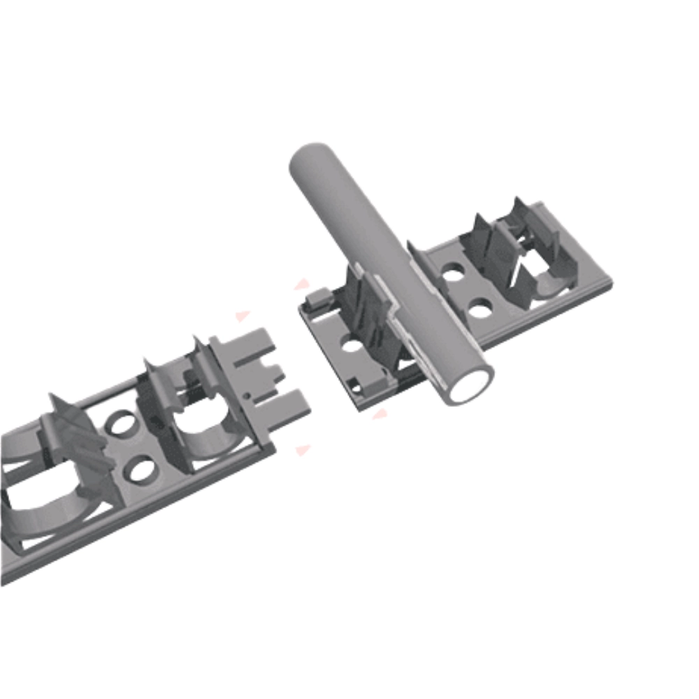 WINKLER TECHNIK – Șină pentru țeava de încălzire în pardoseală Ø12–22 mm OS122 (1 m)