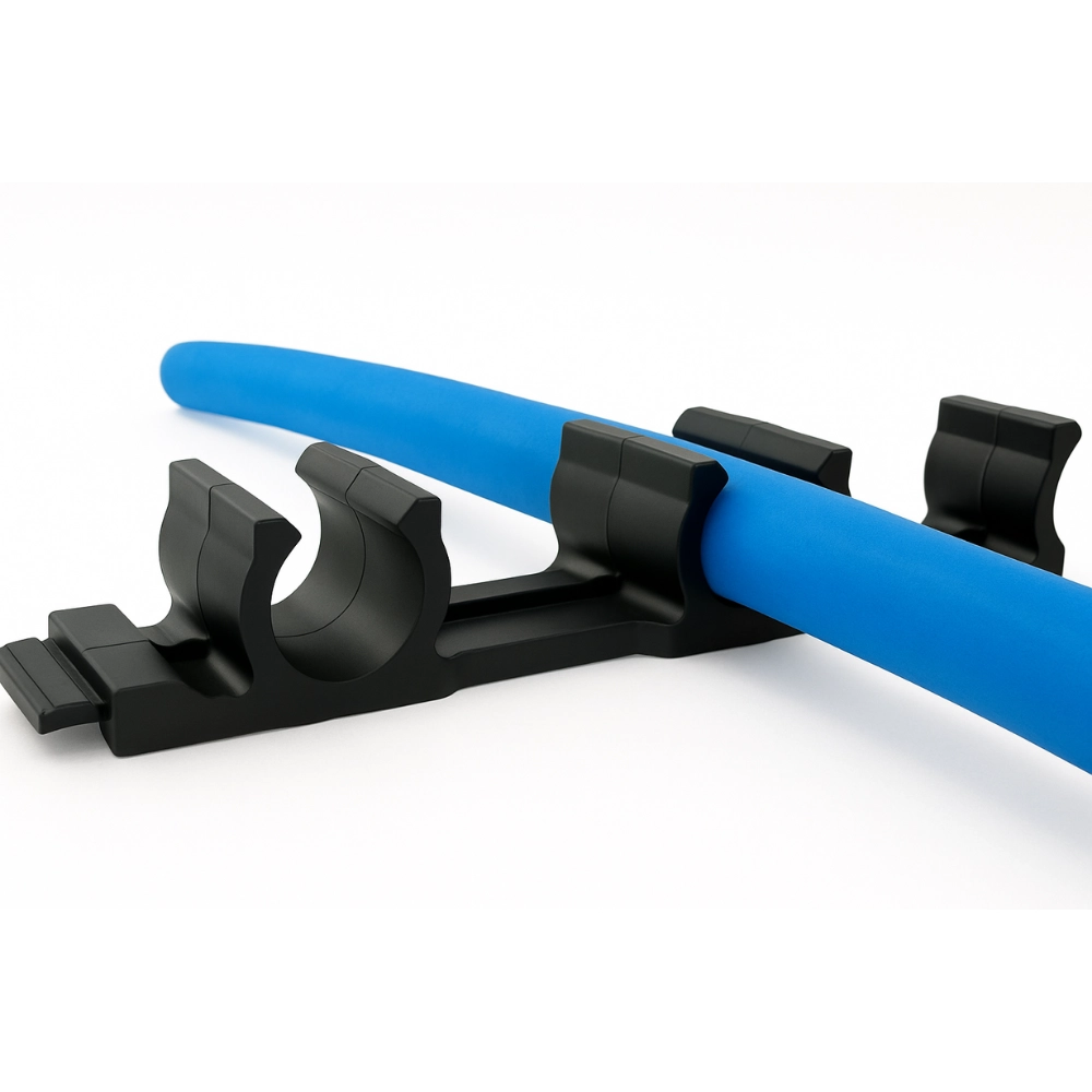 WINKLER TECHNIK – Șină pentru țeava de încălzire în pardoseală Ø16–17mm Fliprail XCS1617F (1 m)