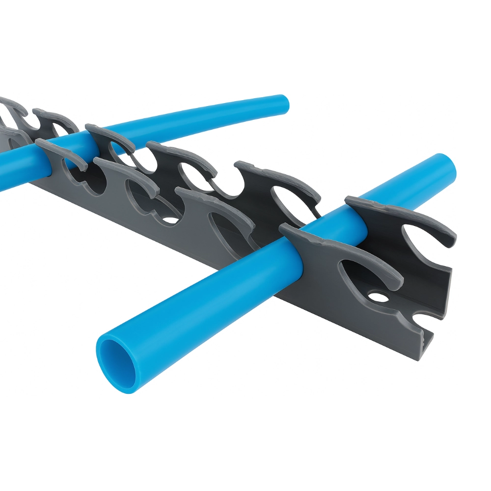 WINKLER TECHNIK – Șină pentru țeava de încălzire în pardoseală Ø8–10 mm JetRail JR812T (2 m)