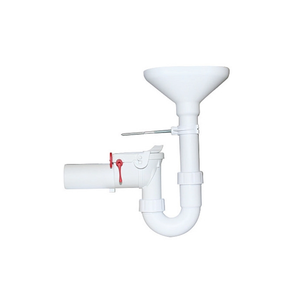 HAAS - Barieră anti-refulare DN 50, tip 5, cu sifon pâlnie și p-trap 1½"