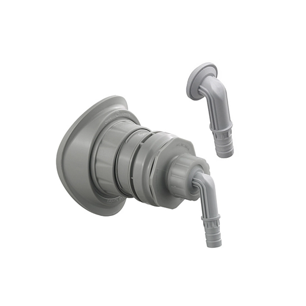 HAAS – Conector pentru evacuare condens cu racord rapid și supapă anti-refulare, compatibil țevi DN 110