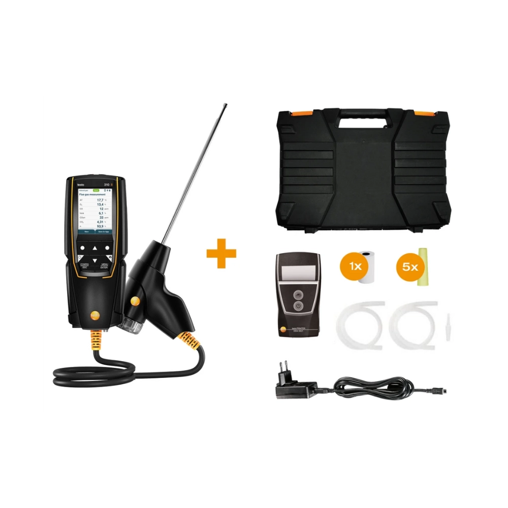 testo 310 II – Analizor de gaze de ardere cu imprimantă