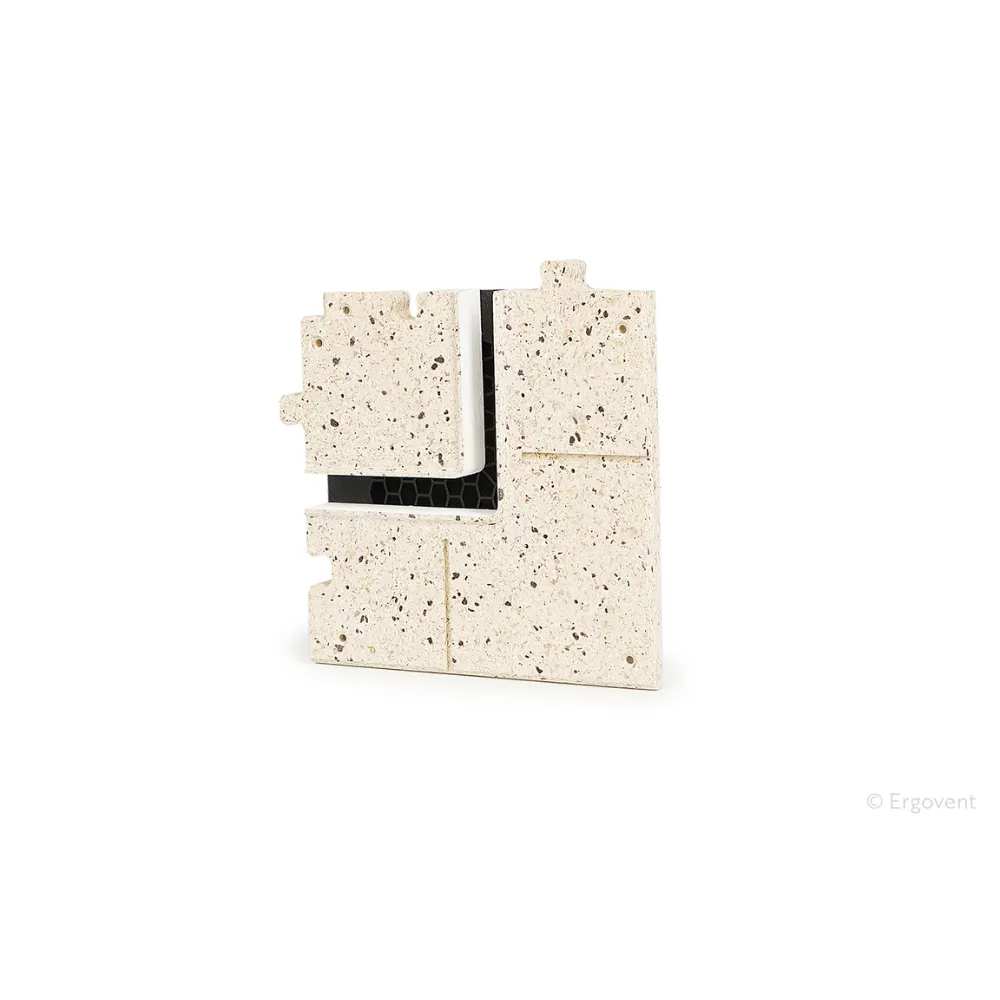 Modul – ERGOVENT LINEO-PRO (1 slot x 20 mm) unghi 90° drept